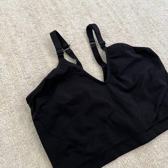 Yitty Fabletics Nearly Naked Plunge Black Bra 3X/4X - Picture 3 of 7